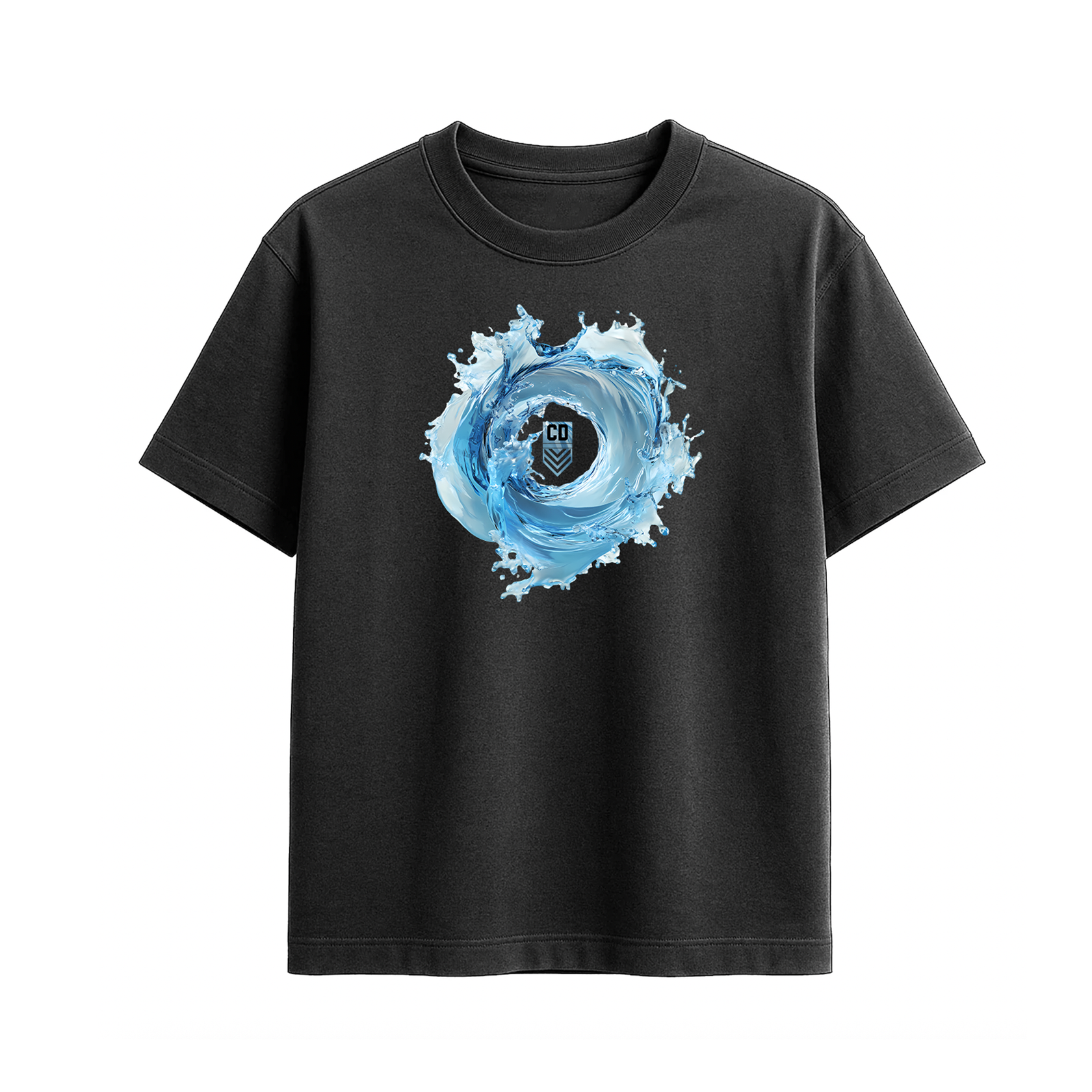 T-ShirtWaveBlackFront.png